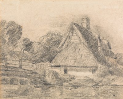 Flatford Cottage von Unbekannt Unbekannt